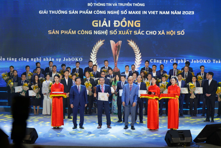 JobOKO - giải Đồng tại Giải thưởng Sản phẩm công nghệ số Make In Viet Nam 2023