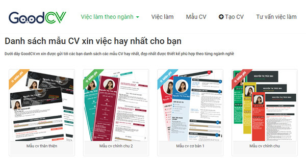 Bo sung mau CV xin viec moi tren Joboko