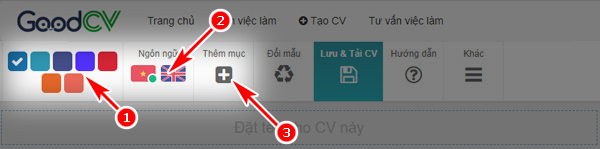 Tao CV gioi thieu theo mau co san