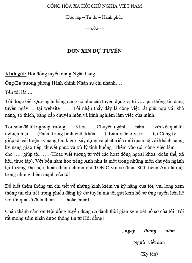 don xin viec