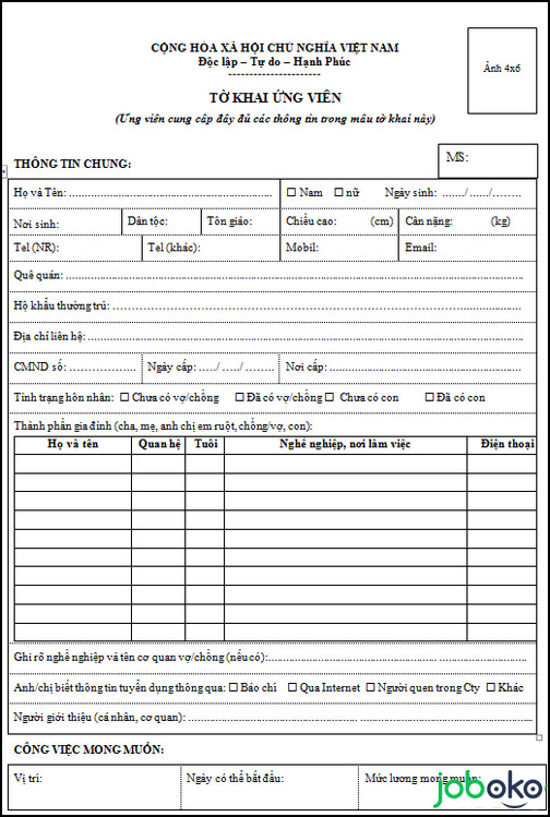 mau ban tu khai ung vien 3