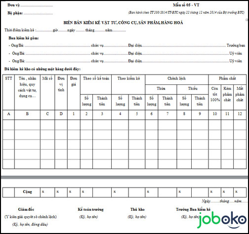 mau bien ban kiem ke vat tu cong cu san pham hang hoa 2