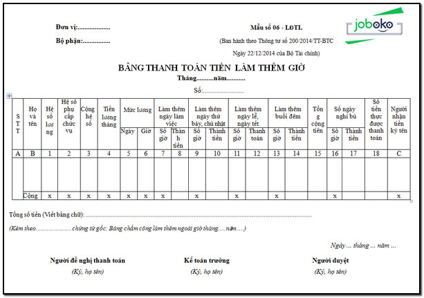 mau bang thanh toan tien lam them gio 2
