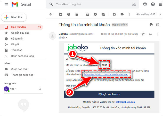 Cach tao tai khoan Ung Vien JobOKO