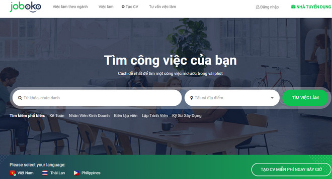 Top 11 website tim kiem viec lam tot nhat
