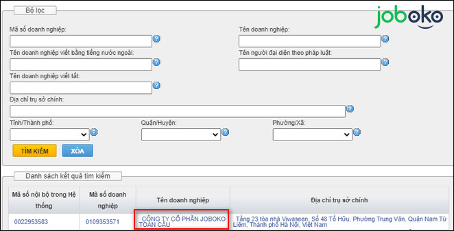 tra cuu thong tin doanh nghiep 4