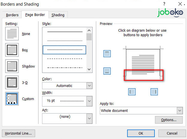 cach tao duong vien trong word 6